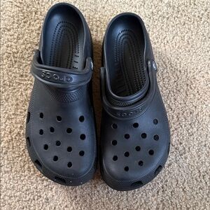CROCS Men's Black Slip-On Loafers